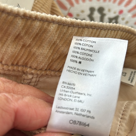 BDG Stone Color Corduroy Mom Pants size 28 - Picture 12 of 12